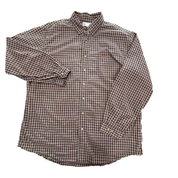 Carhartt men's 2XL Tall 100% cotton button down shirt (read description) 2009 - Picture 1 of 16